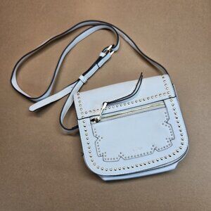 ALDO White Studded Crossbody Bag